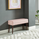 [ Elena Bench in Blush ] - Custom Furniture Manufacturer Brampton, Toronto, Vaughan, Mississauga, Ontario, Oakville, Hamilton