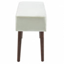 [ Elena Bench in Ivory ] - Custom Furniture Manufacturer Brampton, Toronto, Vaughan, Mississauga, Ontario, Oakville, Hamilton