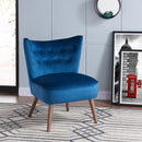 [ Ella Accent Chair in Blue ] - Custom Furniture Manufacturer Brampton, Toronto, Vaughan, Mississauga, Ontario, Oakville, Hamilton
