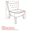 [ Ella Accent Chair in Blue ] - Custom Furniture Manufacturer Brampton, Toronto, Vaughan, Mississauga, Ontario, Oakville, Hamilton