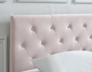 [ Elle Platform Bed in Blush ] - Custom Furniture Manufacturer Brampton, Toronto, Vaughan, Mississauga, Ontario, Oakville, Hamilton