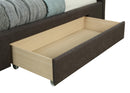[ Emily Platform Bed W/Drawers in Charcoal ] - Custom Furniture Manufacturer Brampton, Toronto, Vaughan, Mississauga, Ontario, Oakville, Hamilton