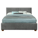 [ Emily Platform Bed W/Drawers in Light Grey ] - Custom Furniture Manufacturer Brampton, Toronto, Vaughan, Mississauga, Ontario, Oakville, Hamilton