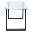 [ Fran Rectangular Dining Table in Black ] - Custom Furniture Manufacturer Brampton, Toronto, Vaughan, Mississauga, Ontario, Oakville, Hamilton