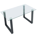 [ Fran Rectangular Dining Table in Black ] - Custom Furniture Manufacturer Brampton, Toronto, Vaughan, Mississauga, Ontario, Oakville, Hamilton