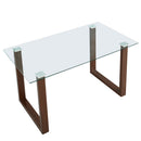 [ Fran Rectangular Dining Table in Walnut ] - Custom Furniture Manufacturer Brampton, Toronto, Vaughan, Mississauga, Ontario, Oakville, Hamilton