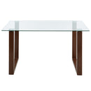[ Fran Rectangular Dining Table in Walnut ] - Custom Furniture Manufacturer Brampton, Toronto, Vaughan, Mississauga, Ontario, Oakville, Hamilton