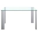[ Francis Rectangular Dining Table in Stainless Steel ] - Custom Furniture Manufacturer Brampton, Toronto, Vaughan, Mississauga, Ontario, Oakville, Hamilton