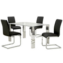 [ Francis Rectangular Dining Table in Stainless Steel ] - Custom Furniture Manufacturer Brampton, Toronto, Vaughan, Mississauga, Ontario, Oakville, Hamilton