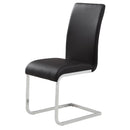 [ Francis/Zeena 5pc Dining Set, Black ] - Custom Furniture Manufacturer Brampton, Toronto, Vaughan, Mississauga, Ontario, Oakville, Hamilton