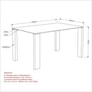[ Francis/Zeena 5pc Dining Set, Grey ] - Custom Furniture Manufacturer Brampton, Toronto, Vaughan, Mississauga, Ontario, Oakville, Hamilton