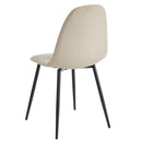 [ Fran/Kai 5pc Dining Set, Black/Beige ] - Custom Furniture Manufacturer Brampton, Toronto, Vaughan, Mississauga, Ontario, Oakville, Hamilton