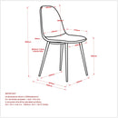 [ Fran/Kai 5pc Dining Set, Black/Grey ] - Custom Furniture Manufacturer Brampton, Toronto, Vaughan, Mississauga, Ontario, Oakville, Hamilton