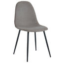 [ Fran/Kai 5pc Dining Set, Black/Grey ] - Custom Furniture Manufacturer Brampton, Toronto, Vaughan, Mississauga, Ontario, Oakville, Hamilton
