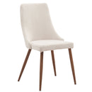 [ Fran/Nora 5pc Dining Set, Walnut/Beige ] - Custom Furniture Manufacturer Brampton, Toronto, Vaughan, Mississauga, Ontario, Oakville, Hamilton