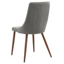 [ Fran/Nora 5pc Dining Set, Walnut/Grey ] - Custom Furniture Manufacturer Brampton, Toronto, Vaughan, Mississauga, Ontario, Oakville, Hamilton