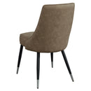 [ Fran/Silvia 5pc Dining Set, Black/Taupe ] - Custom Furniture Manufacturer Brampton, Toronto, Vaughan, Mississauga, Ontario, Oakville, Hamilton