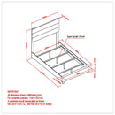 [ George Grey Bed Double and Queen ] - Custom Furniture Manufacturer Brampton, Toronto, Vaughan, Mississauga, Ontario, Oakville, Hamilton