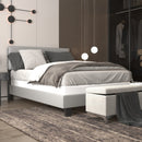 [ George Grey Bed Double and Queen ] - Custom Furniture Manufacturer Brampton, Toronto, Vaughan, Mississauga, Ontario, Oakville, Hamilton