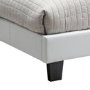 [ Glow Queen Platform Bed in White ] - Custom Furniture Manufacturer Brampton, Toronto, Vaughan, Mississauga, Ontario, Oakville, Hamilton