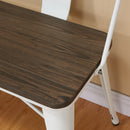 [ Indus Bench With Back in White ] - Custom Furniture Manufacturer Brampton, Toronto, Vaughan, Mississauga, Ontario, Oakville, Hamilton