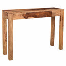 [ Iris Console Table in Dark Sheesham ] - Custom Furniture Manufacturer Brampton, Toronto, Vaughan, Mississauga, Ontario, Oakville, Hamilton