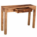 [ Iris Console Table in Dark Sheesham ] - Custom Furniture Manufacturer Brampton, Toronto, Vaughan, Mississauga, Ontario, Oakville, Hamilton