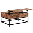 [ Jas Lift - Top Coffee Table in Natural Burnt ] - Custom Furniture Manufacturer Brampton, Toronto, Vaughan, Mississauga, Ontario, Oakville, Hamilton