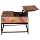 [ Jas Lift - Top Coffee Table in Natural Burnt ] - Custom Furniture Manufacturer Brampton, Toronto, Vaughan, Mississauga, Ontario, Oakville, Hamilton