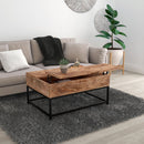 [ Jas Lift - Top Coffee Table in Natural Burnt ] - Custom Furniture Manufacturer Brampton, Toronto, Vaughan, Mississauga, Ontario, Oakville, Hamilton