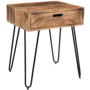 [ Jayda Accent Table in Natural Burnt ] - Custom Furniture Manufacturer Brampton, Toronto, Vaughan, Mississauga, Ontario, Oakville, Hamilton