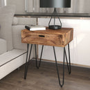 [ Jayda Accent Table in Natural Burnt ] - Custom Furniture Manufacturer Brampton, Toronto, Vaughan, Mississauga, Ontario, Oakville, Hamilton