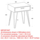 [ Jayda Accent Table in Natural Burnt ] - Custom Furniture Manufacturer Brampton, Toronto, Vaughan, Mississauga, Ontario, Oakville, Hamilton