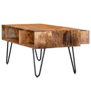 [ Jayda Coffee Table in Natural Burnt ] - Custom Furniture Manufacturer Brampton, Toronto, Vaughan, Mississauga, Ontario, Oakville, Hamilton