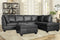 Julia Reversible Sectional Availabe In Grey - Black - Brown