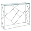 [ June Console Table in Silver ] - Custom Furniture Manufacturer Brampton, Toronto, Vaughan, Mississauga, Ontario, Oakville, Hamilton
