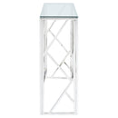 [ June Console Table in Silver ] - Custom Furniture Manufacturer Brampton, Toronto, Vaughan, Mississauga, Ontario, Oakville, Hamilton