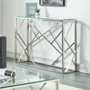 [ June Console Table in Silver ] - Custom Furniture Manufacturer Brampton, Toronto, Vaughan, Mississauga, Ontario, Oakville, Hamilton