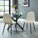 [ Kai Side Chair, set of 4, in Beige ] - Custom Furniture Manufacturer Brampton, Toronto, Vaughan, Mississauga, Ontario, Oakville, Hamilton