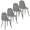[ Kai Side Chair, set of 4, in Grey ] - Custom Furniture Manufacturer Brampton, Toronto, Vaughan, Mississauga, Ontario, Oakville, Hamilton