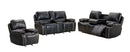 [ Kokey Black Set recliner with USB ] - Custom Furniture Manufacturer Brampton, Toronto, Vaughan, Mississauga, Ontario, Oakville, Hamilton