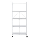 [ Kuby Foldable 5 - Tier Shelf in White ] - Custom Furniture Manufacturer Brampton, Toronto, Vaughan, Mississauga, Ontario, Oakville, Hamilton