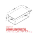 [ Lancelot Coffee Table in Oak ] - Custom Furniture Manufacturer Brampton, Toronto, Vaughan, Mississauga, Ontario, Oakville, Hamilton