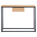 [ Lancelot Console Table in Oak ] - Custom Furniture Manufacturer Brampton, Toronto, Vaughan, Mississauga, Ontario, Oakville, Hamilton