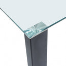 [ Larina Rectangular Dining Table in Black ] - Custom Furniture Manufacturer Brampton, Toronto, Vaughan, Mississauga, Ontario, Oakville, Hamilton
