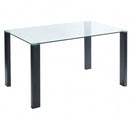 [ Larina Rectangular Dining Table in Black ] - Custom Furniture Manufacturer Brampton, Toronto, Vaughan, Mississauga, Ontario, Oakville, Hamilton