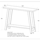 [ Lisa Console Table in Reclaimed ] - Custom Furniture Manufacturer Brampton, Toronto, Vaughan, Mississauga, Ontario, Oakville, Hamilton