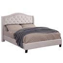 [ Lou Platform Bed in Ivory ] - Custom Furniture Manufacturer Brampton, Toronto, Vaughan, Mississauga, Ontario, Oakville, Hamilton