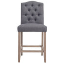 [ Lucius 26'' Counter Stool, set of 2, in Grey ] - Custom Furniture Manufacturer Brampton, Toronto, Vaughan, Mississauga, Ontario, Oakville, Hamilton