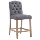 [ Lucius 26'' Counter Stool, set of 2, in Grey ] - Custom Furniture Manufacturer Brampton, Toronto, Vaughan, Mississauga, Ontario, Oakville, Hamilton